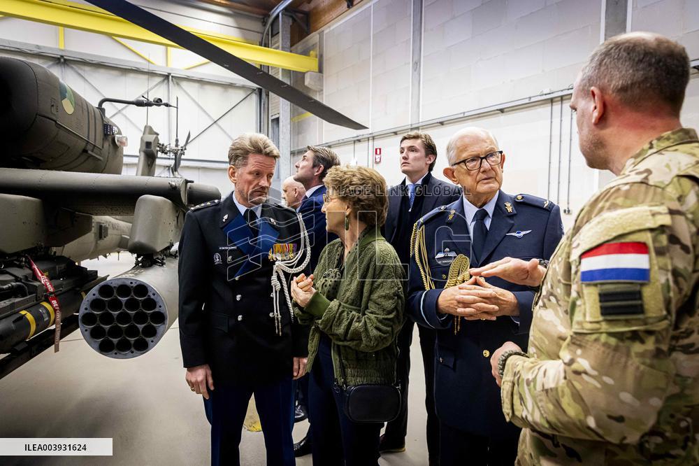 Pieter van Vollenhoven Working Visit To Gilze Rijen Air Base