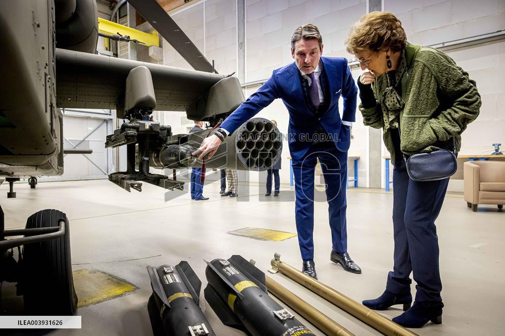 Pieter van Vollenhoven Working Visit To Gilze Rijen Air Base