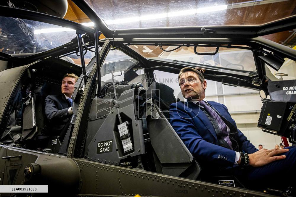 Pieter van Vollenhoven Working Visit To Gilze Rijen Air Base