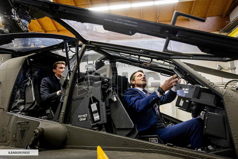 Pieter van Vollenhoven Working Visit To Gilze Rijen Air Base