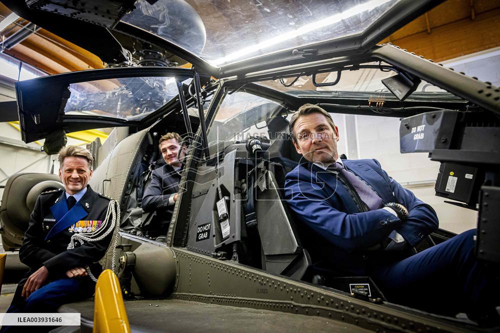 Pieter van Vollenhoven Working Visit To Gilze Rijen Air Base