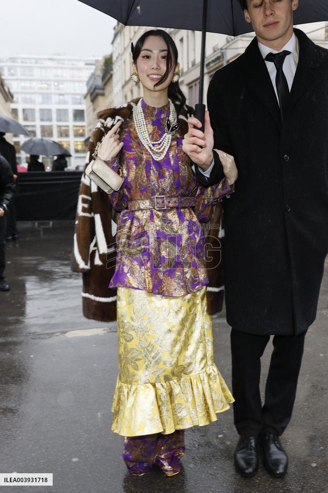 PFW - Valentino Arrivals