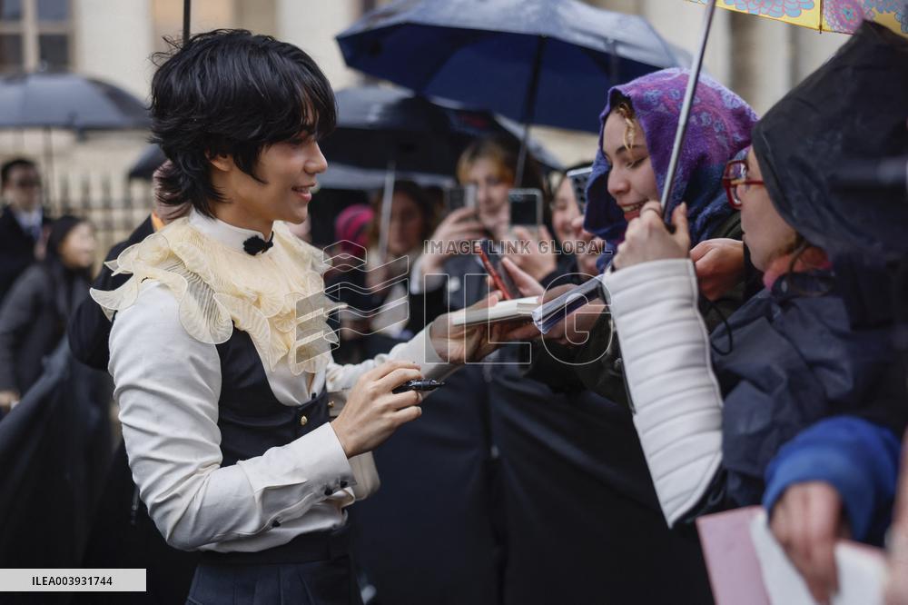 PFW - Valentino Arrivals