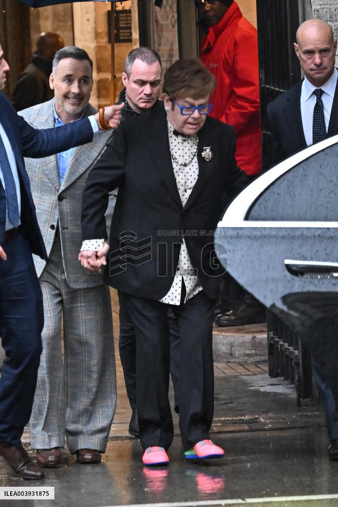 PFW Haute Couture Elton John Exits Valentino Show JR