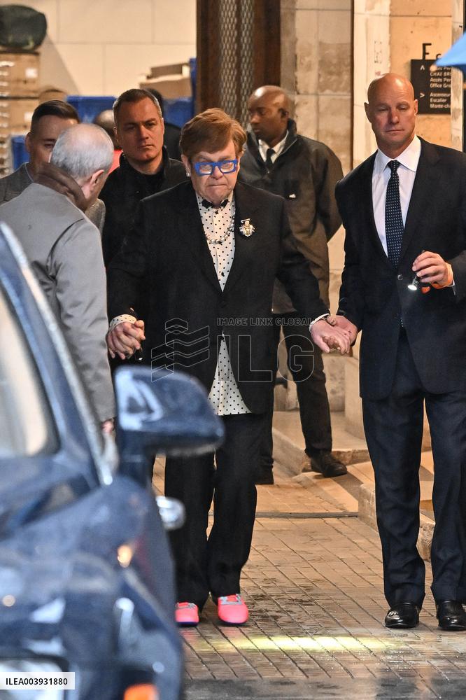 PFW Haute Couture Elton John Exits Valentino Show JR
