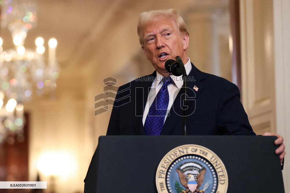 DC: President Trump Signs the Laken Riley Act in the East Room