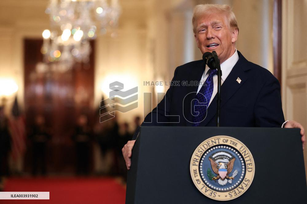 DC: President Trump Signs the Laken Riley Act in the East Room