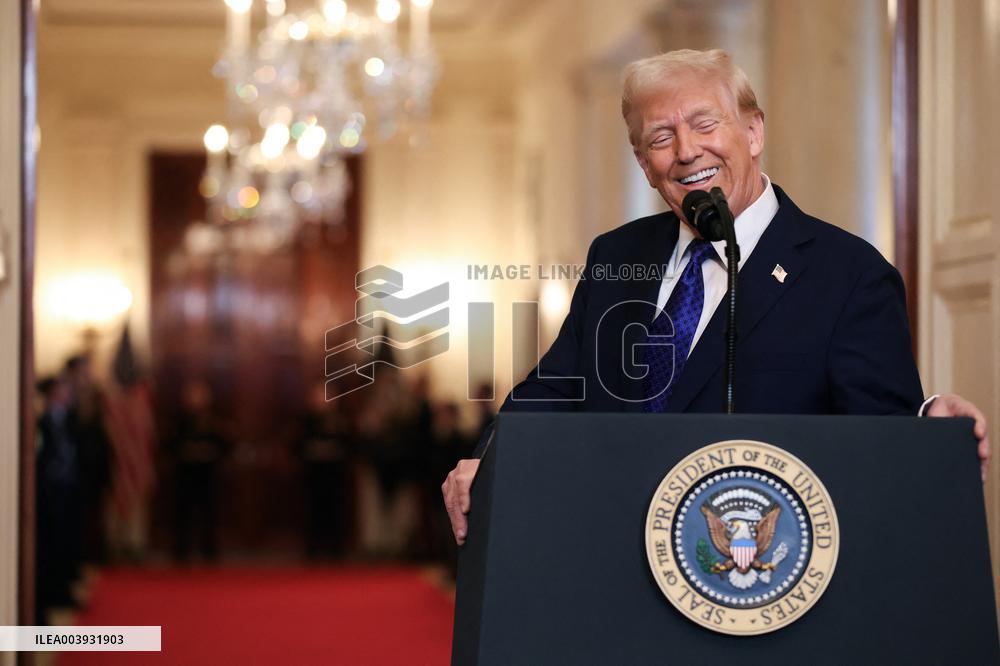 DC: President Trump Signs the Laken Riley Act in the East Room