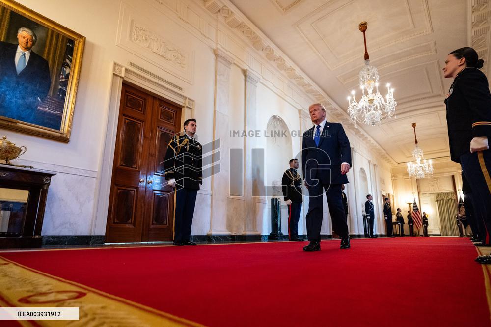 DC: President Trump Signs the Laken Riley Act in the East Room