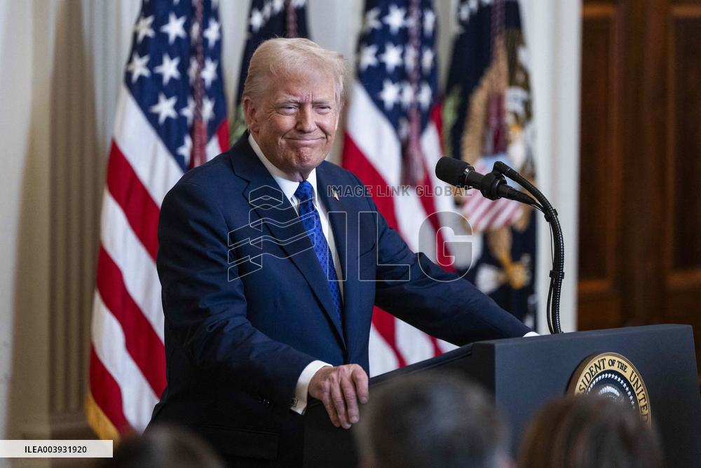 US President Donald Trump signs the Laken Riley Act