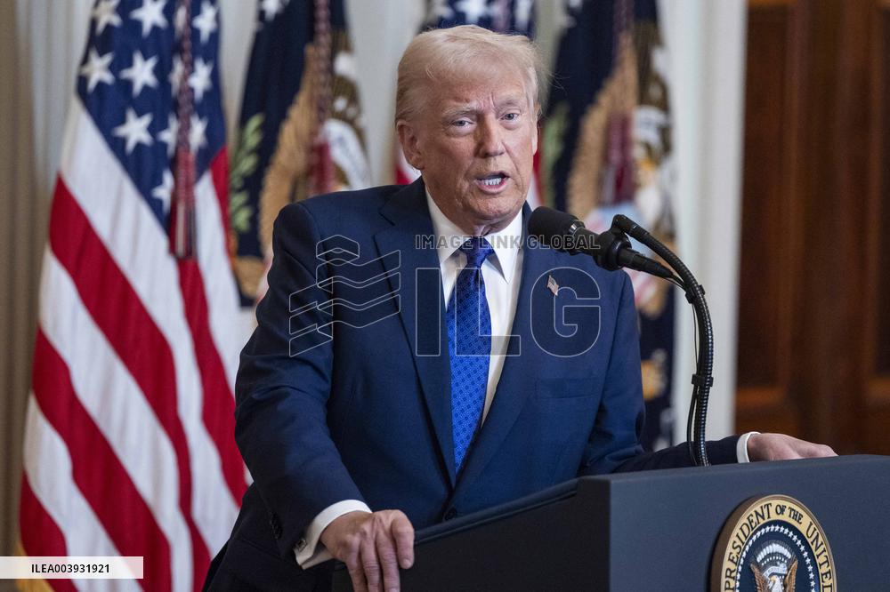 US President Donald Trump signs the Laken Riley Act