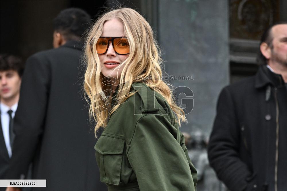 PFW Haute Couture Elie Saab Outside Arrivals JR