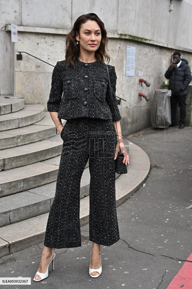 PFW Haute Couture Elie Saab Outside Arrivals JR