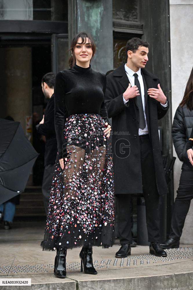 PFW Haute Couture Elie Saab Outside Arrivals JR