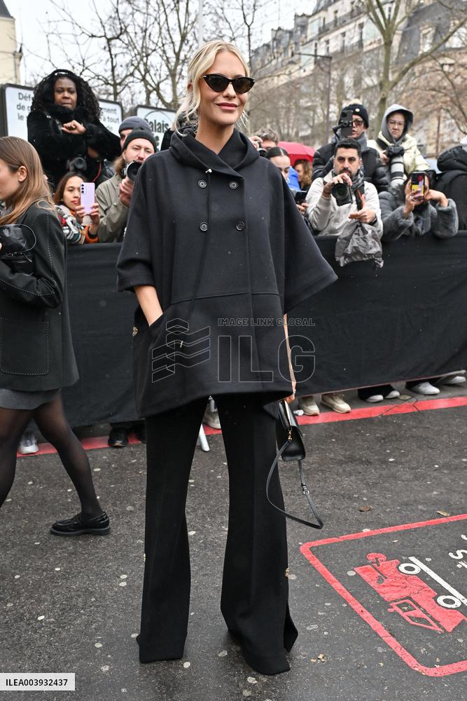 PFW Haute Couture Elie Saab Outside Arrivals JR
