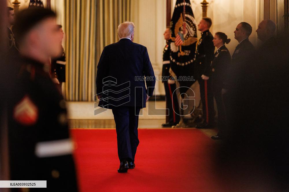 DC: President Trump Signs the Laken Riley Act in the East Room