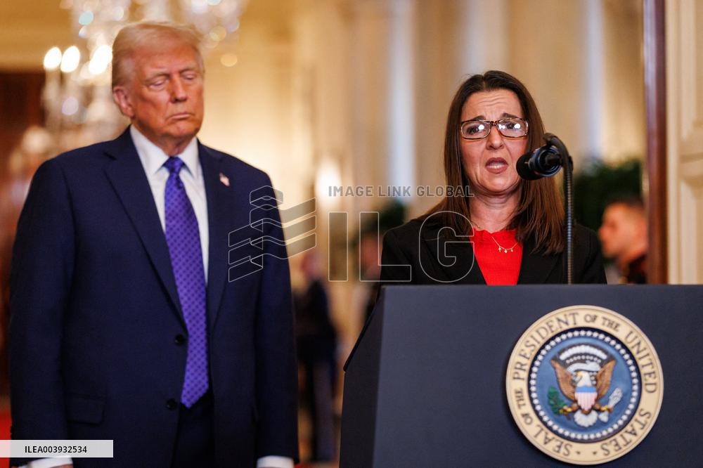 DC: President Trump Signs the Laken Riley Act in the East Room
