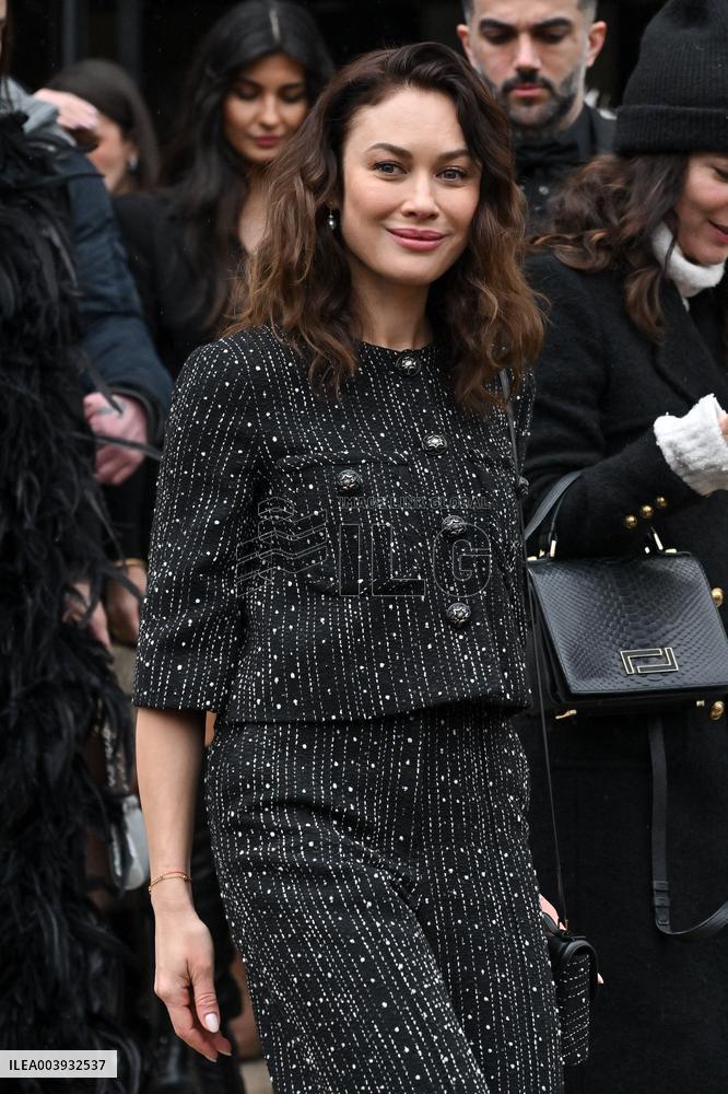 PFW Haute Couture Elie Saab Outside Arrivals JR