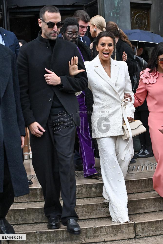 PFW Haute Couture Elie Saab Outside Arrivals JR