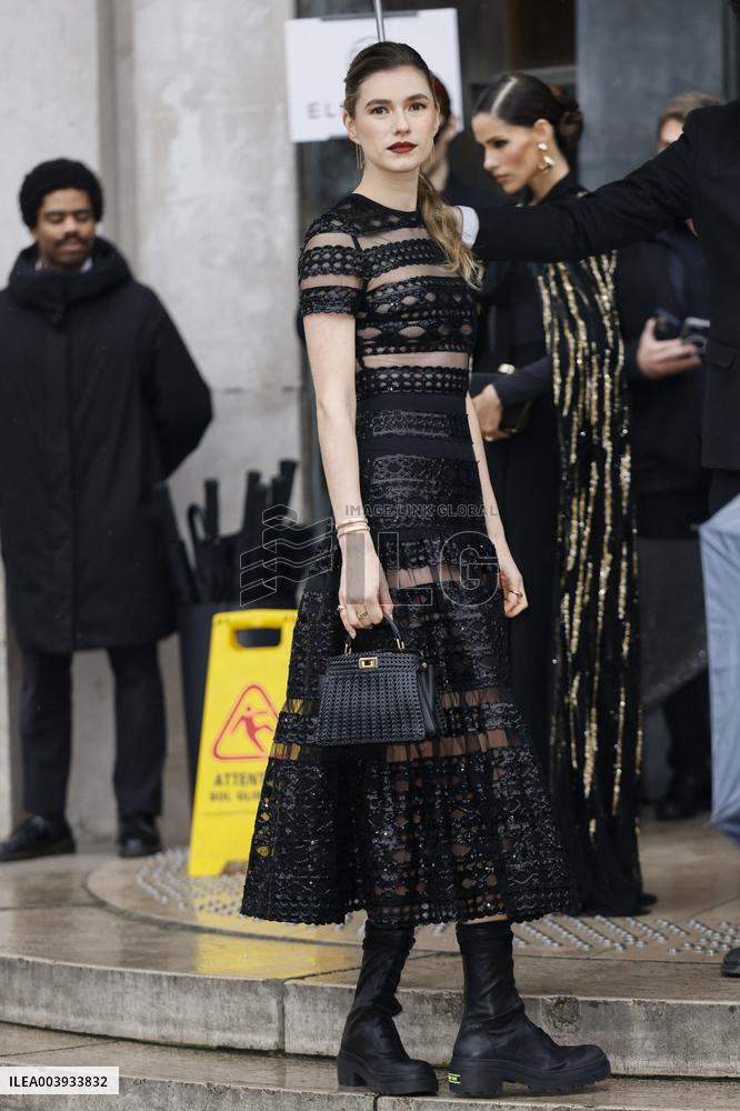 PFW - Elie Saab Arrivals