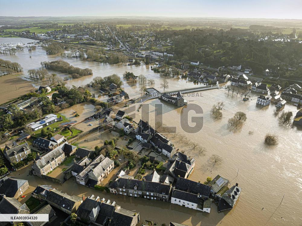 Ille Et Vilaine Hit By Historical Flooding