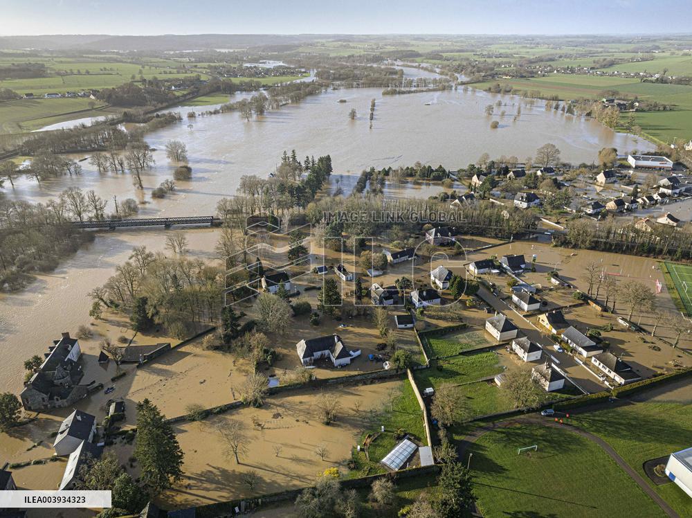 Ille Et Vilaine Hit By Historical Flooding