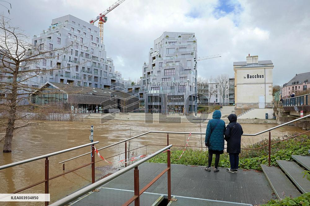 Ille Et Vilaine Hit By Historical Flooding