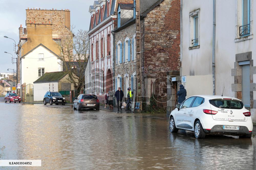Ille Et Vilaine Hit By Historical Flooding