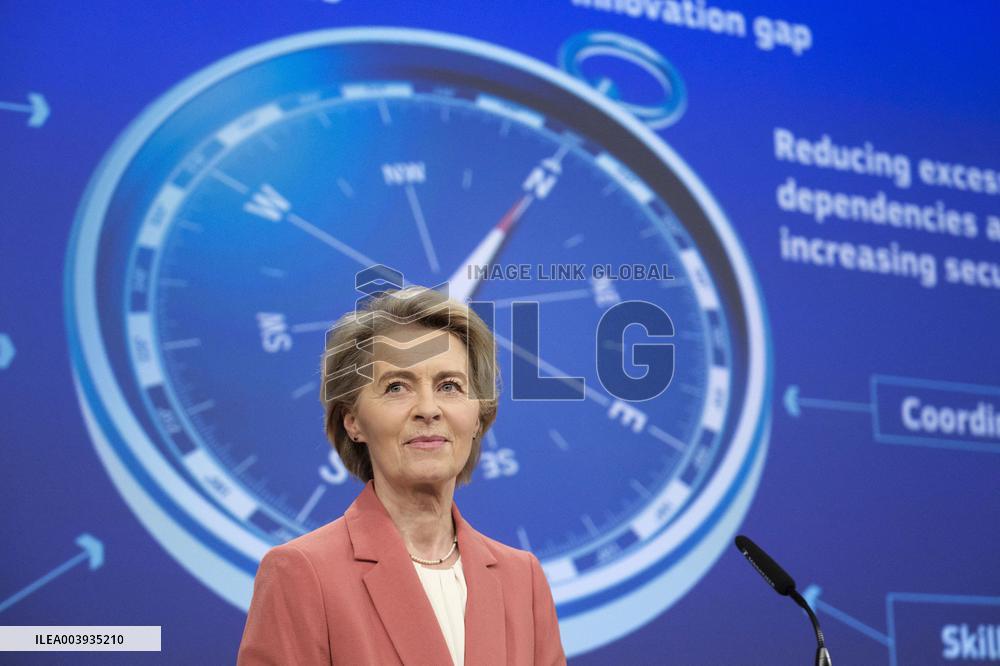 Stephane Sejourne Press Conference - Brussels