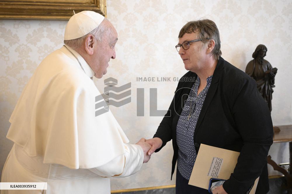 Pope Francis Receives In Private Audience - Vatican