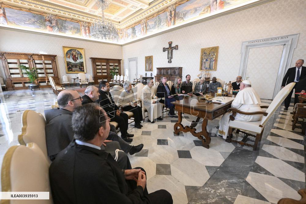 Pope Francis Receives In Private Audience - Vatican