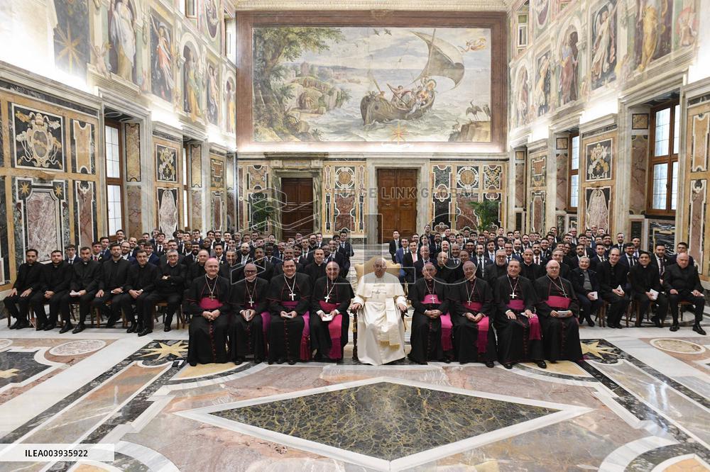 Pope Francis Receives In Private Audience - Vatican