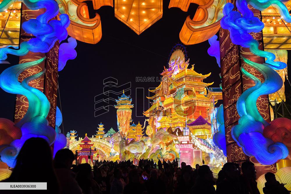 Zigong International Dinosaur Lantern Show - China