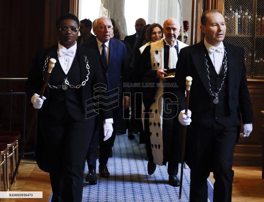 Official Opening Of The Cour Des Comptes - Paris