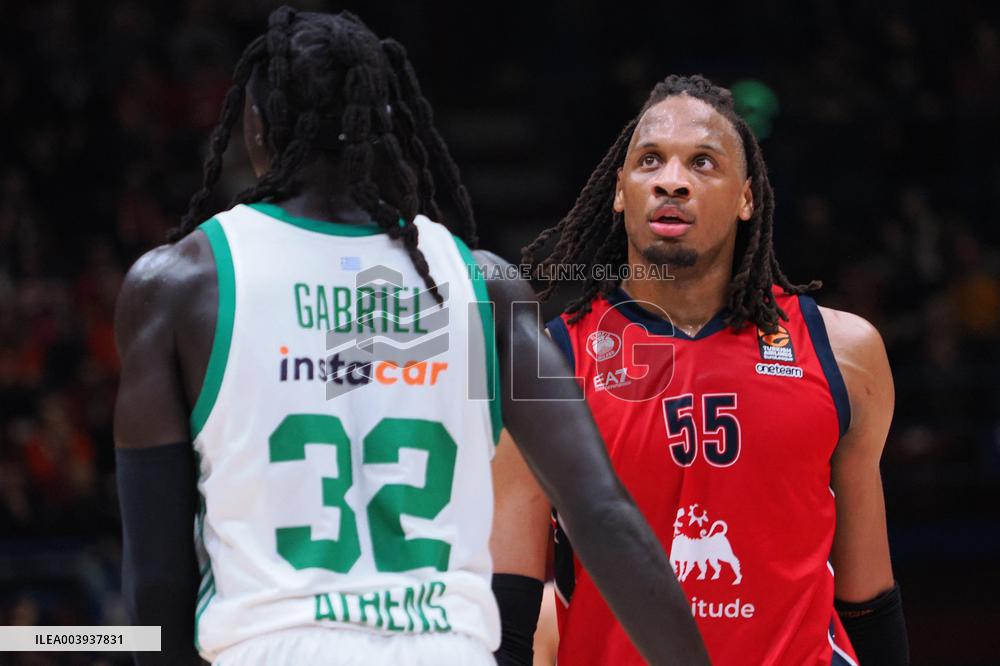 BASKET - Euroleague - EA7 Emporio Armani Milano vs Panathinaikos Aktor Athens