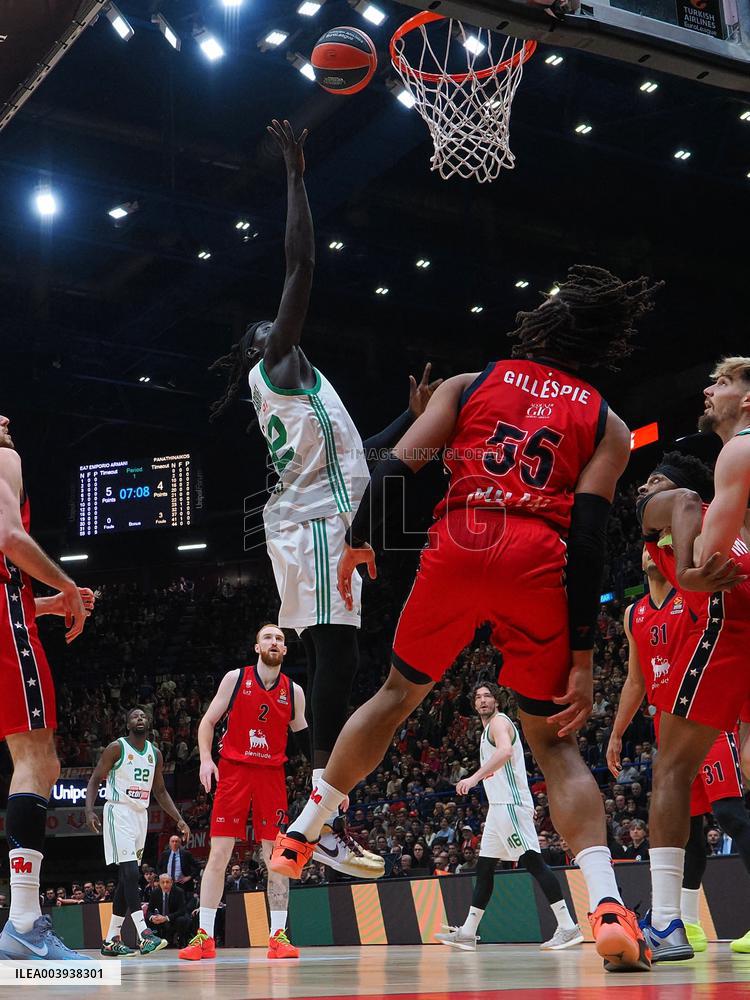 BASKET - Euroleague - EA7 Emporio Armani Milano vs Panathinaikos Aktor Athens