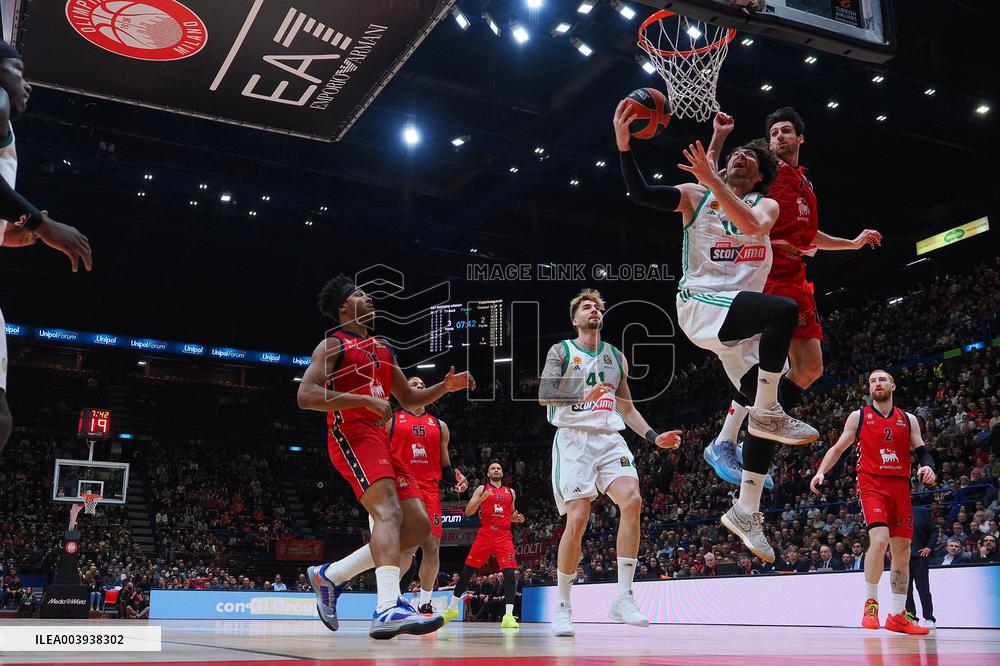 BASKET - Euroleague - EA7 Emporio Armani Milano vs Panathinaikos Aktor Athens