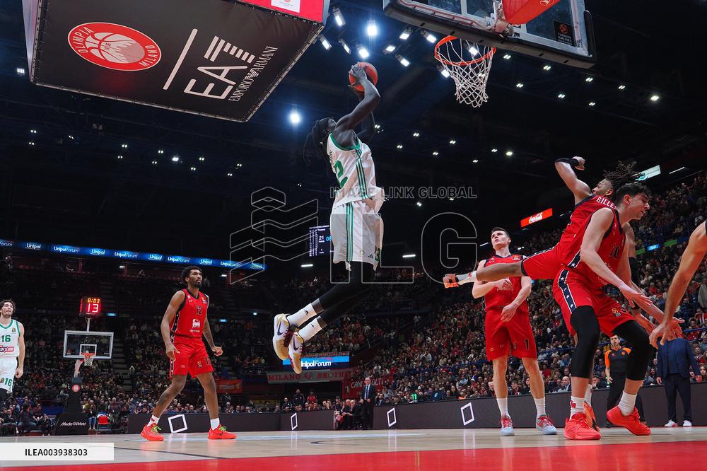BASKET - Euroleague - EA7 Emporio Armani Milano vs Panathinaikos Aktor Athens