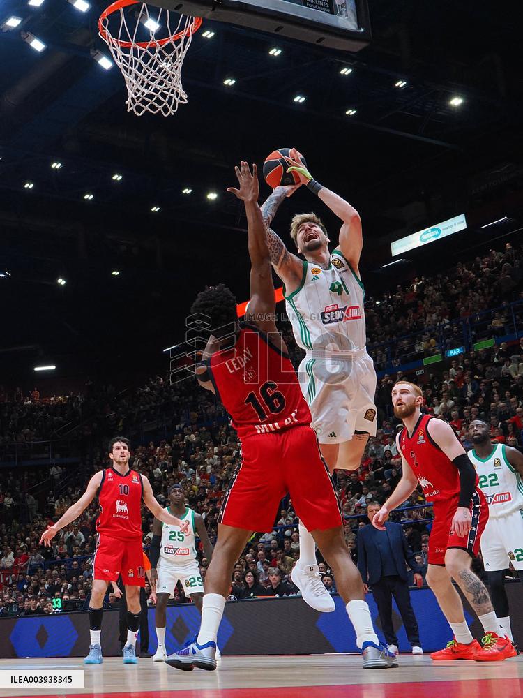 BASKET - Euroleague - EA7 Emporio Armani Milano vs Panathinaikos Aktor Athens