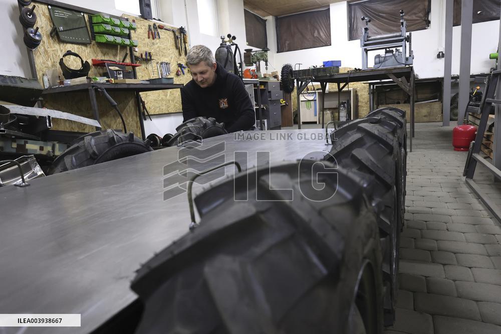 Bender.Robots volunteer group produces remote-controlled platforms for the Armed Forces of Ukraine