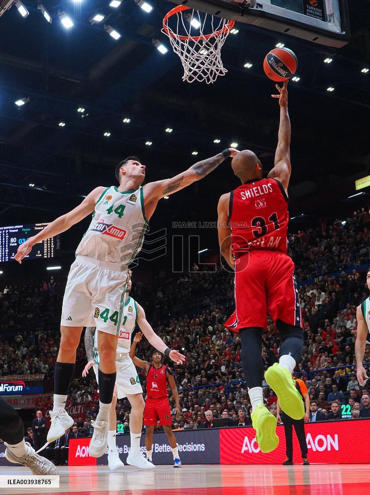 BASKET - Euroleague - EA7 Emporio Armani Milano vs Panathinaikos Aktor Athens