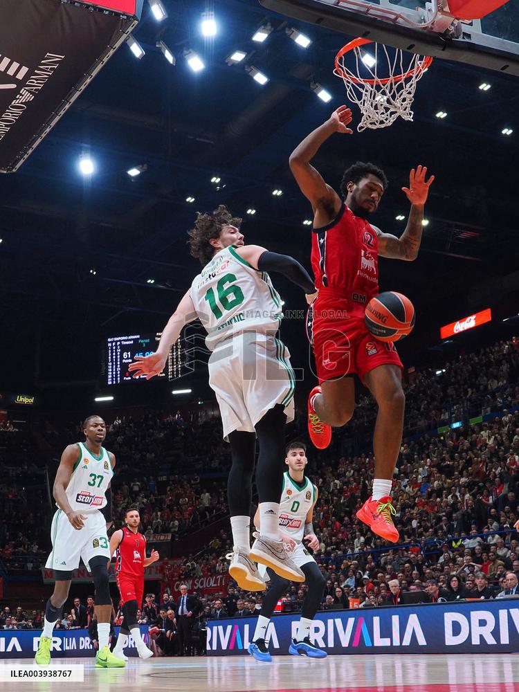 BASKET - Euroleague - EA7 Emporio Armani Milano vs Panathinaikos Aktor Athens