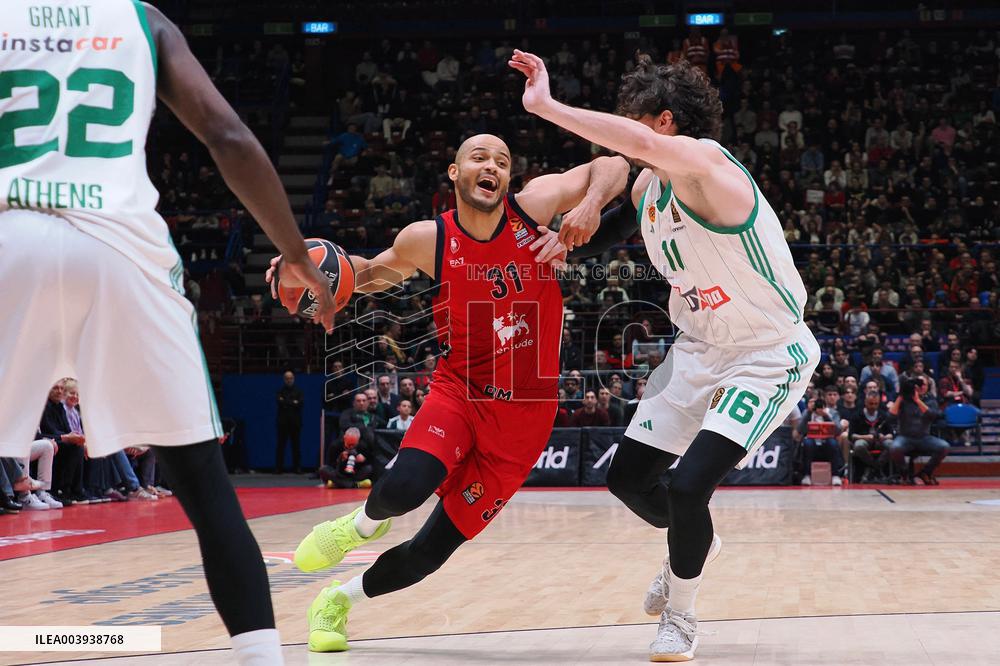 BASKET - Euroleague - EA7 Emporio Armani Milano vs Panathinaikos Aktor Athens