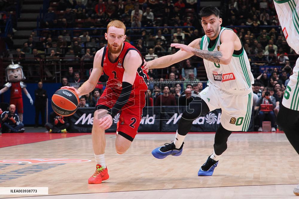 BASKET - Euroleague - EA7 Emporio Armani Milano vs Panathinaikos Aktor Athens