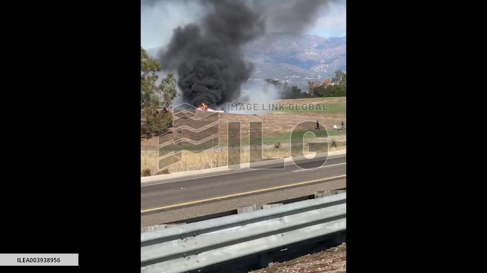 US: Small Plane Crashes In Santa Barbara County, Leaving Two Seriously Injured