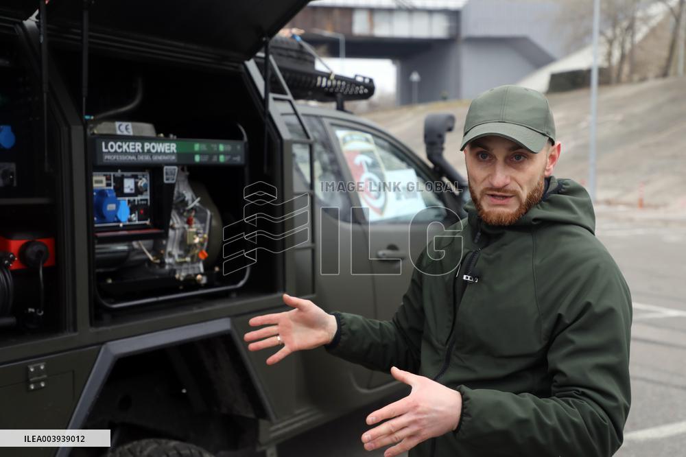 Mobile repair shops for military equipment presented in Kyiv