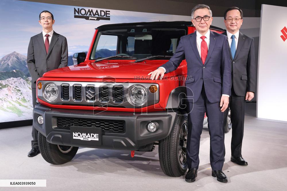 Presentation of Suzuki “Jimny Nomade”.