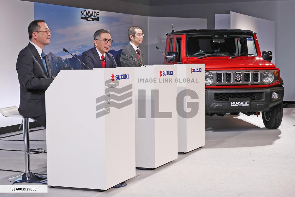 Presentation of Suzuki “Jimny Nomade”.