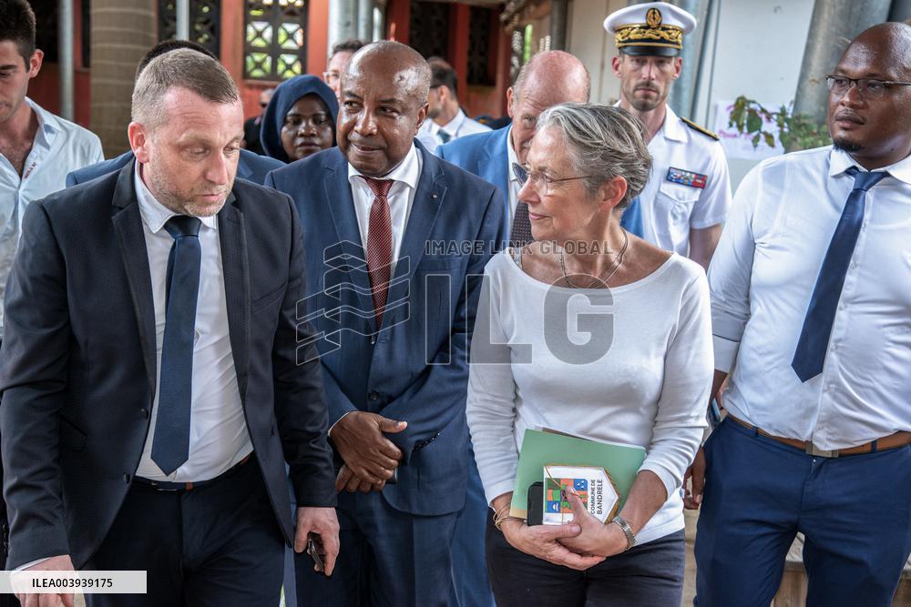 Elisabeth Borne Visits In Mayotte