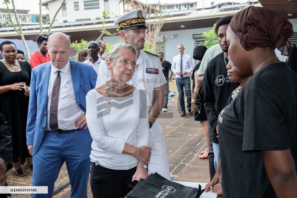Elisabeth Borne Visits Mayotte